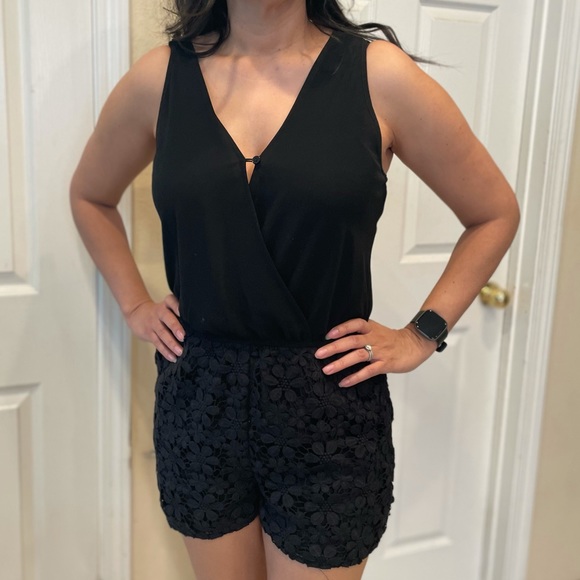 Naked Zebra Pants - Sexy Black Romper